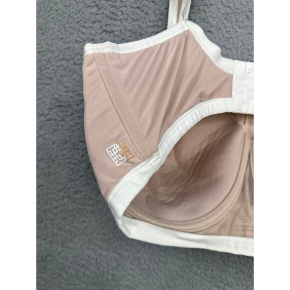 Natori Yogi Contour Convertible Sports Bra light mocha/ivory 36DD - Picture 4 of 7